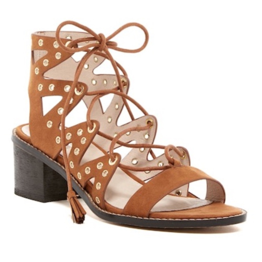 38/US 7.5 - Shellys London Agnes Lace up Sandal